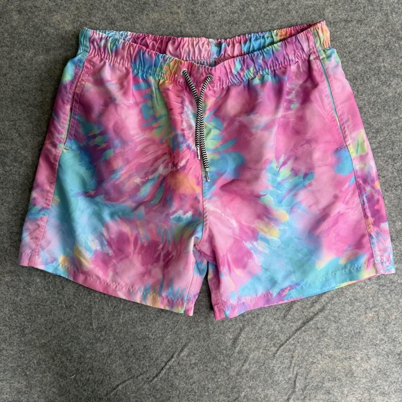 Boardies Apparel Other - Boardies Swim Trunks Shorts Mens Large‎ Multicolor Tie Dye Lined Surf Flaws Read